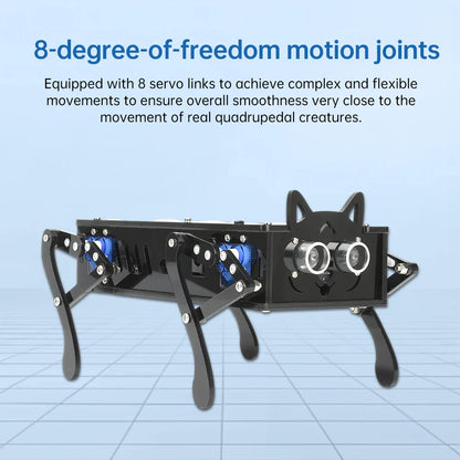 Four-Legged Robot Dog Bionic Intelligent Programming Development Robot Remote Control Robot Dog Electronic Pet Diy Kit